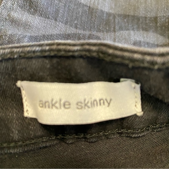 Social Standard by Sanctuary Black Camo Jeggings Sz 6 - Picture 6 of 9